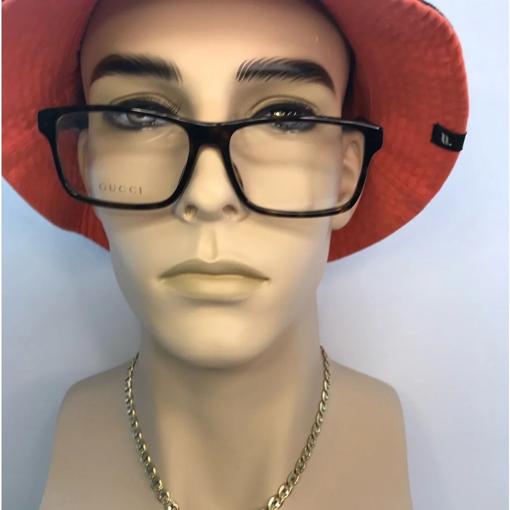 💯 - New Authentic Gucci Demo Square Men's Eyeglasses GG0692O 005 57.